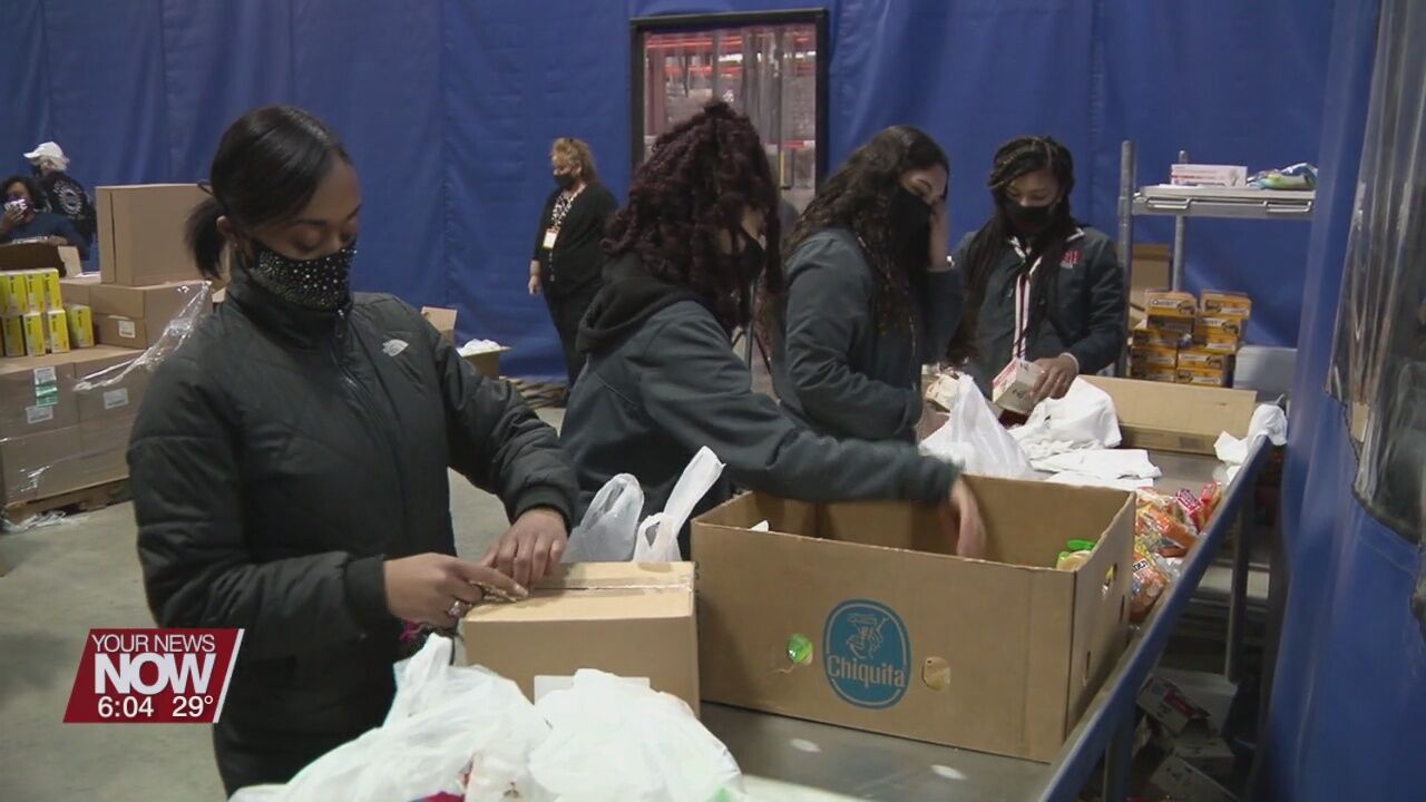 Students from around the region honoring Dr. Martin Luther King Jr. with community service projects